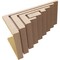 Ekena Millwork 10"W x 20"D x 10"H Wide Landon Rough Cedar Woodgrain TimberThane Corbel, Primed Tan CORUR10X20X10LANRCPR - alternate 6